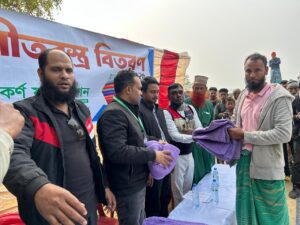 শীতার্ত অসহায় মানুষের পাশে কর্ণ ফাউন্ডেশন 2 দক্ষিণ কৈখালী, শ্যামনগর, সাতক্ষীরা শীতবস্ত্র বিতরণ কর্ণ ফাউন্ডেশন